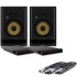 KRK Rokit RP7 G5 (Pair) + Isolation Pads & Leads Bundle