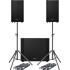 Pioneer DJ XPRS152 + XPRS1182S + Tripod Stands & Leads Bundle Deal