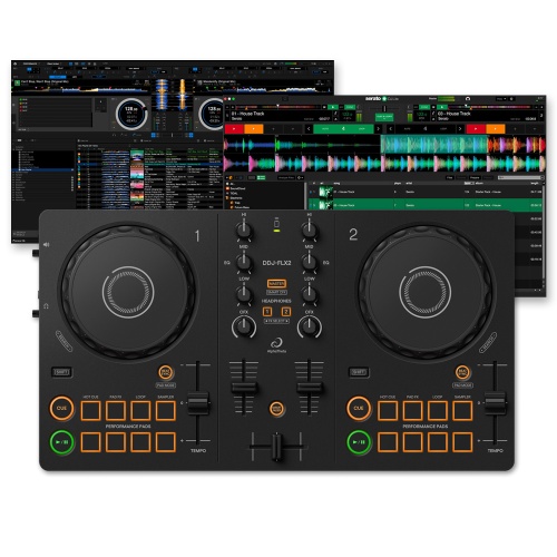 AlphaTheta DDJ-FLX2, Compact 2 Channel DJ Controller