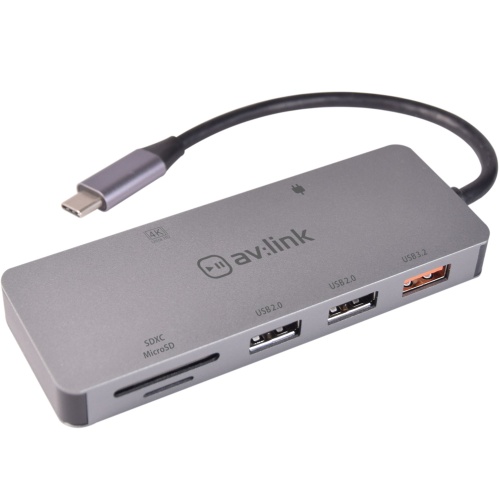 av:link 7 Port USB3.2 Type-C Multi-Hub