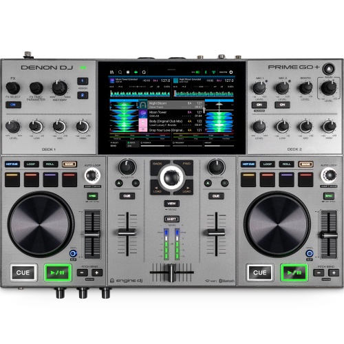 Denon DJ Prime GO+ (MK2), 2-Channel, Battery Powered Standalone DJ Controller