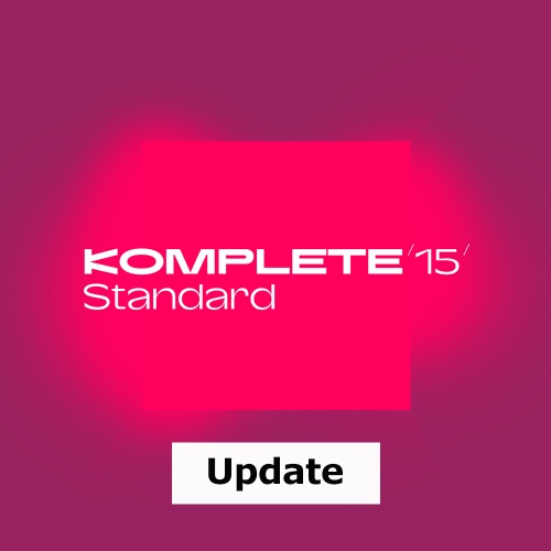 Native Instruments Komplete 15 Standard UPDATE from STD K2-14, Software Download (Pre-order before 23rd September to get iZotope Neutron 4 worth 239 for FREE)