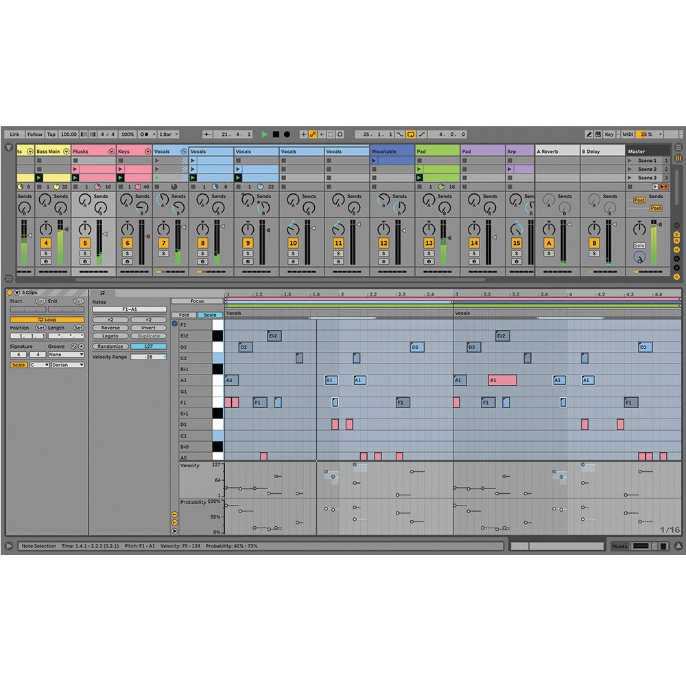 Focusrite Scarlett 2i2 (G3) USB Audio Interface + Ableton Live 11 Standard