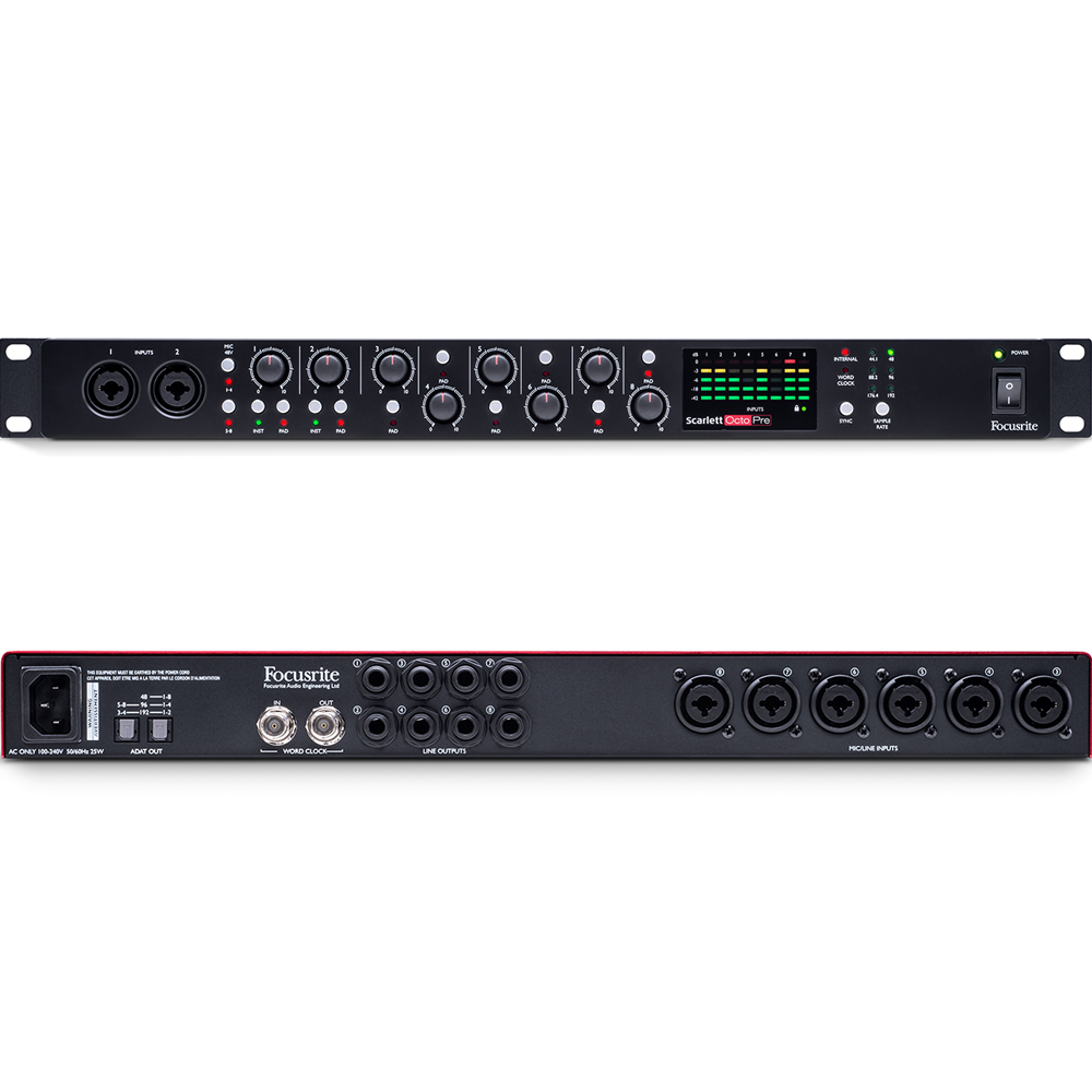 Focusrite Scarlett OctoPre - Trew Audio