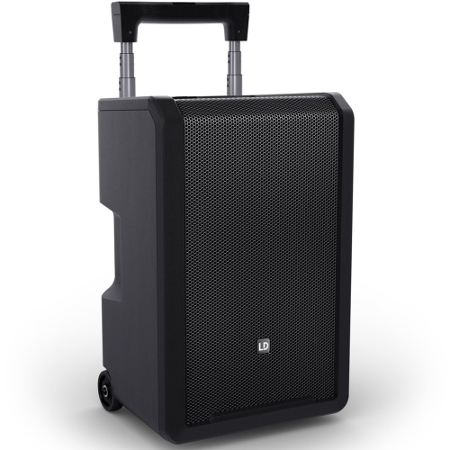 LD Systems Anny 10, 10'' Portable Battery-Powered Bluetooth PA Speaker with Mixer, Black, 80w RMS (Single)