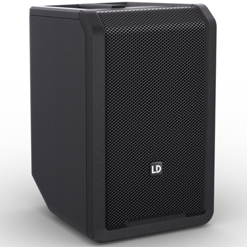 LD Systems Anny 8, 8'' Portable Battery-Powered Bluetooth PA Speaker with Mixer, Black, 80w RMS (Single)