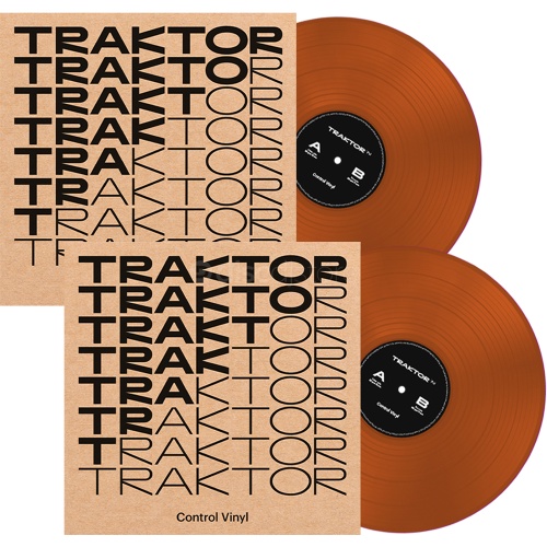 Native Instruments Traktor Control Vinyl Transparent Orange (Pair)