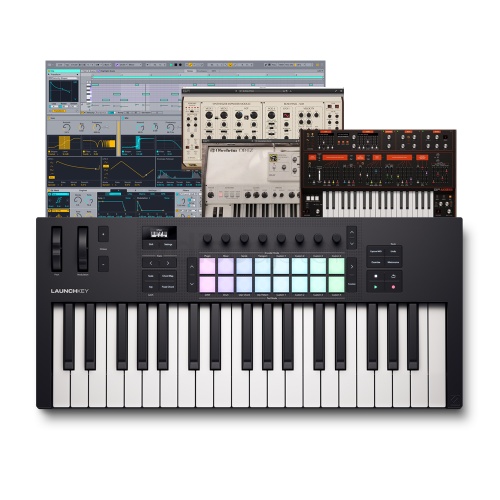 Novation Launchkey 37 MK4, MIDI Keyboard Controller & Software Bundle Inc. Komplete 15 Select