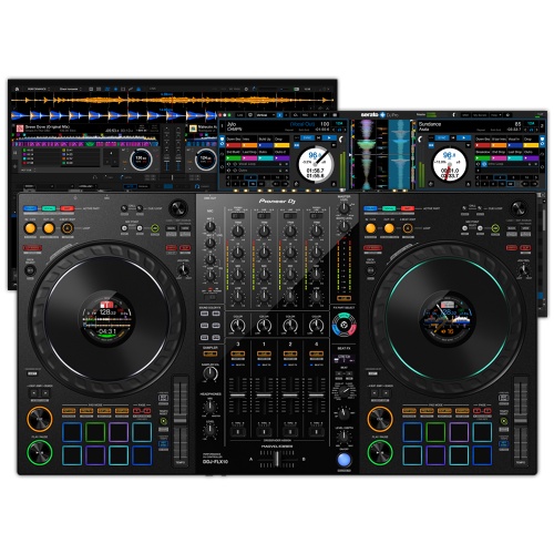 Pioneer DJ DDJ-FLX4 Rekordbox & Serato DJ Compatible, 2-Channel DJ 