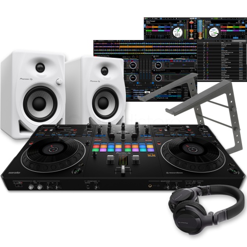 DJコントローラーPioneer DJ DDJ-FLX4 + HDJ-CUE1BT + おまけ