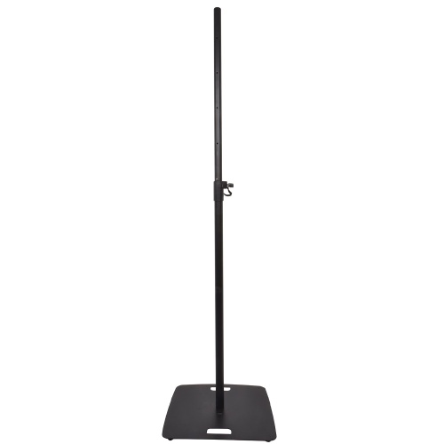 QTX Height Adjustable Speaker Stand with Square Base (Single)