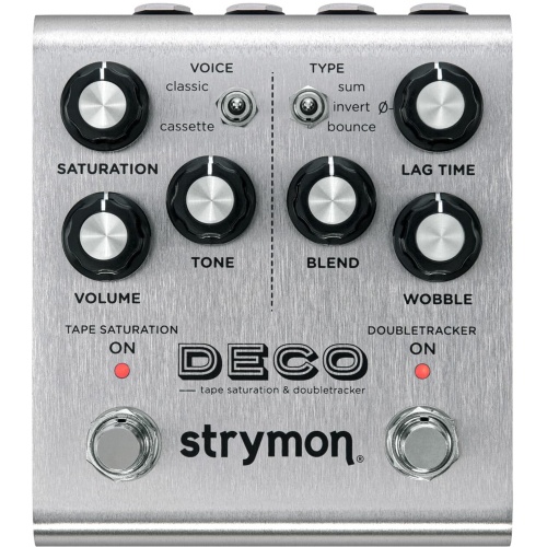 Strymon Deco (V2) Tape Saturation & Doubletracker Effects Pedal with MIDI