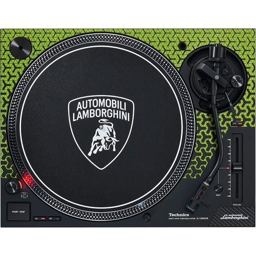 Technics SL-1200M7B Limited Edition Lamborghini DJ Turntable, Green (Single)