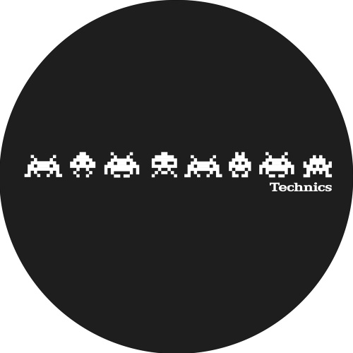 Magma Technics 12'' Slipmats, Space Invaders (Pair)